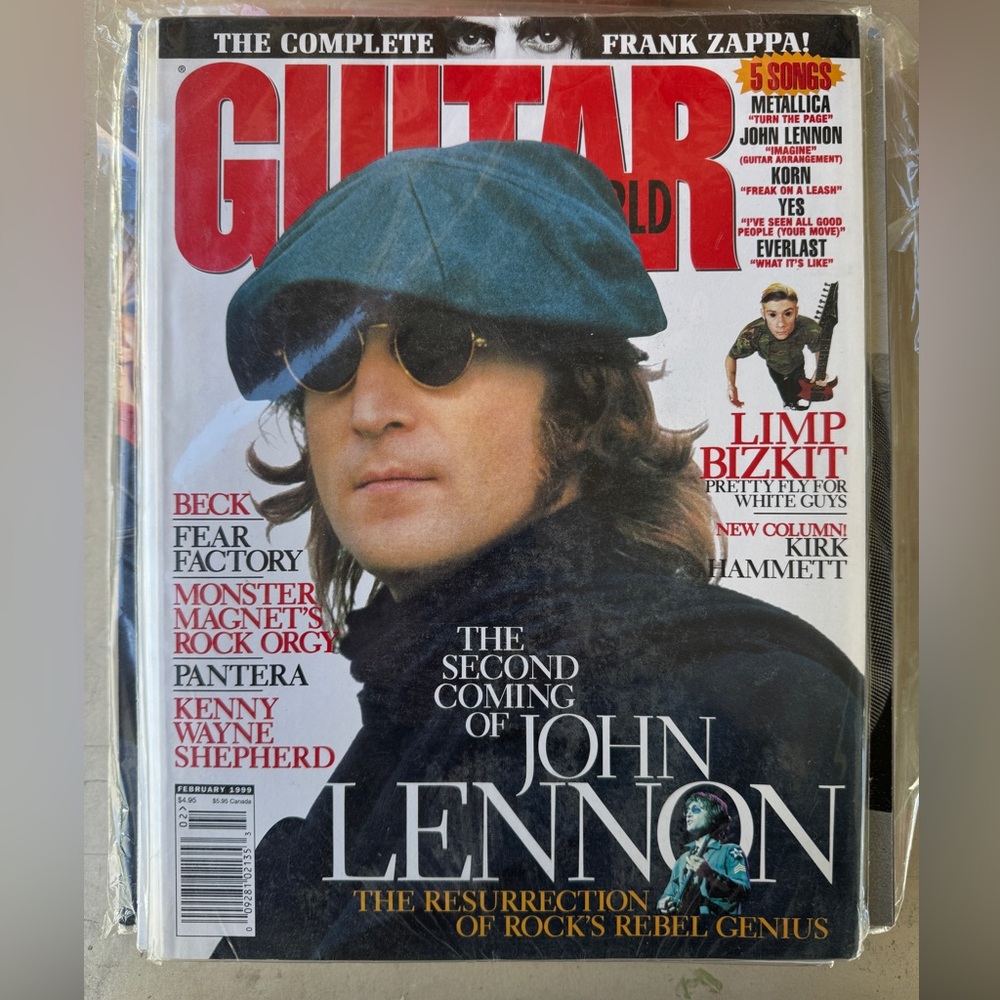 Guitar World Magazine Featuring John Lennon -1999